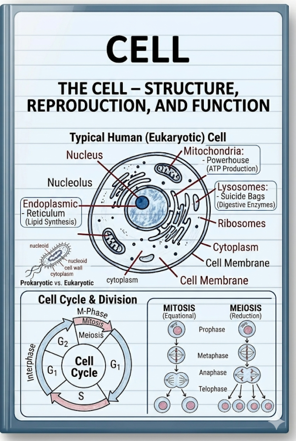 Unit 2: The Cell: Structure, Reproduction and Function - Nursing Note